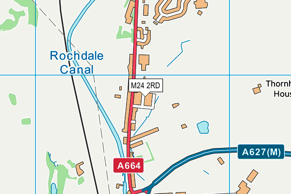 M24 2RD map - OS VectorMap District (Ordnance Survey)