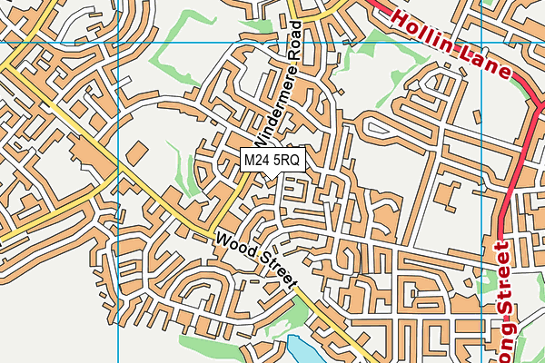 M24 5RQ map - OS VectorMap District (Ordnance Survey)