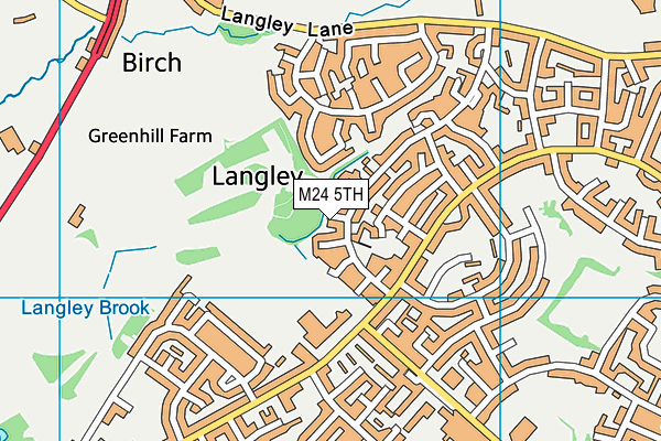 M24 5TH map - OS VectorMap District (Ordnance Survey)