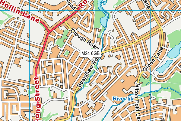M24 6GB map - OS VectorMap District (Ordnance Survey)