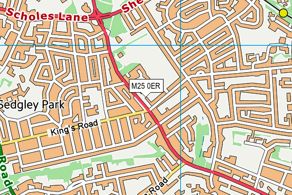 M25 0ER map - OS VectorMap District (Ordnance Survey)