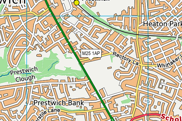 M25 1AP map - OS VectorMap District (Ordnance Survey)