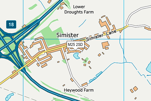 M25 2SD map - OS VectorMap District (Ordnance Survey)