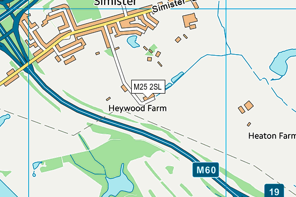 M25 2SL map - OS VectorMap District (Ordnance Survey)