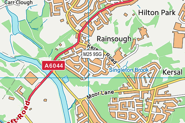 M25 9SG map - OS VectorMap District (Ordnance Survey)