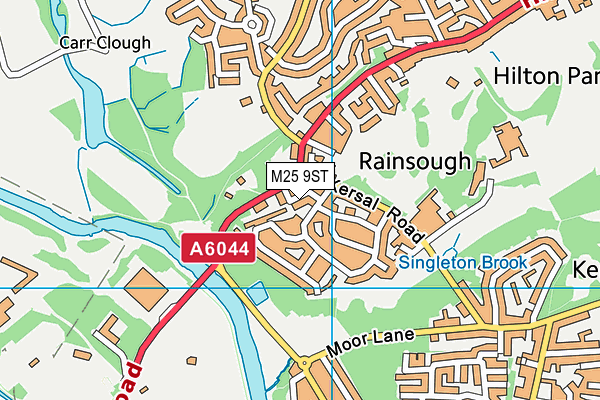 M25 9ST map - OS VectorMap District (Ordnance Survey)