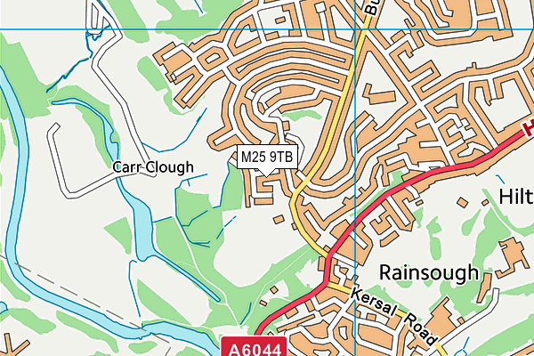 M25 9TB map - OS VectorMap District (Ordnance Survey)