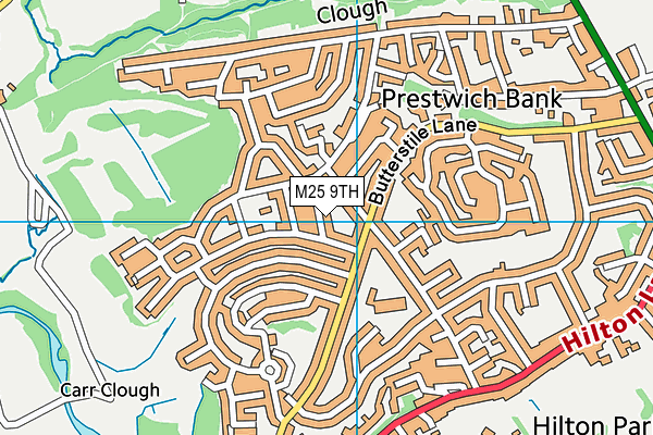 M25 9TH map - OS VectorMap District (Ordnance Survey)