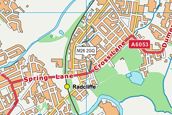 M26 2GQ map - OS VectorMap District (Ordnance Survey)