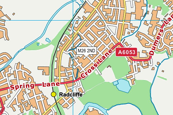 M26 2ND map - OS VectorMap District (Ordnance Survey)