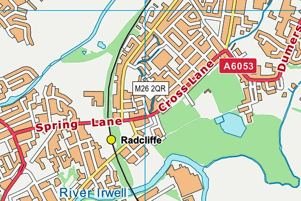 M26 2QR map - OS VectorMap District (Ordnance Survey)