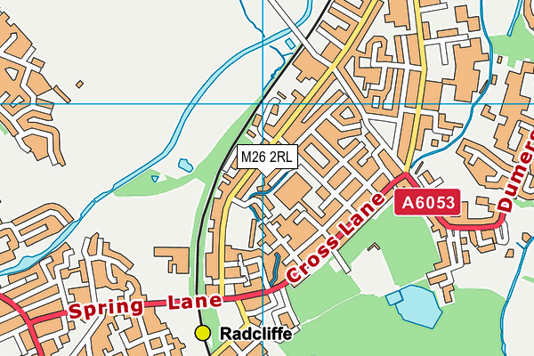 M26 2RL map - OS VectorMap District (Ordnance Survey)