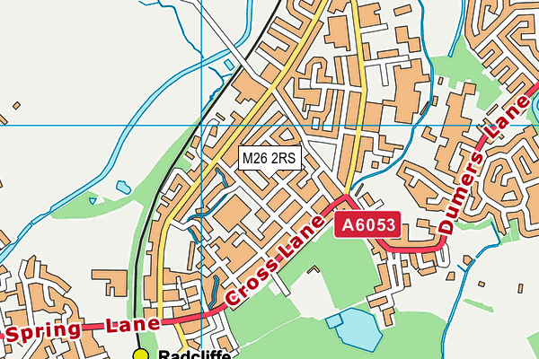 M26 2RS map - OS VectorMap District (Ordnance Survey)