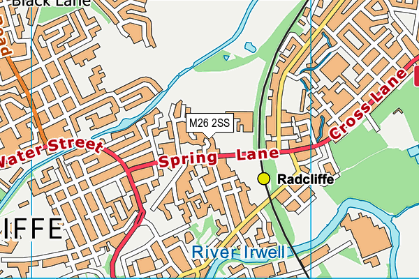 M26 2SS map - OS VectorMap District (Ordnance Survey)