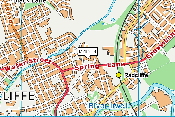 M26 2TB map - OS VectorMap District (Ordnance Survey)