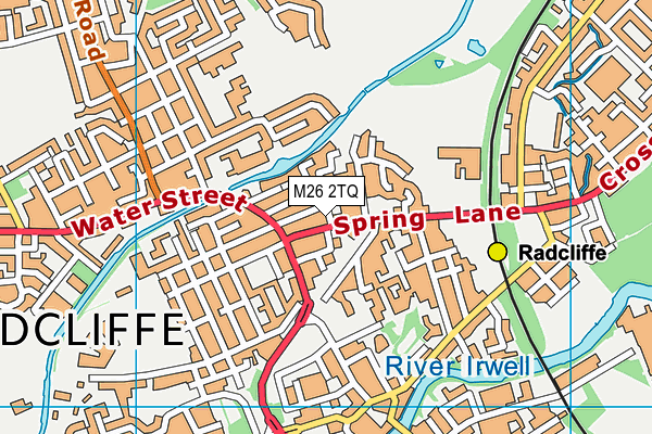 M26 2TQ map - OS VectorMap District (Ordnance Survey)