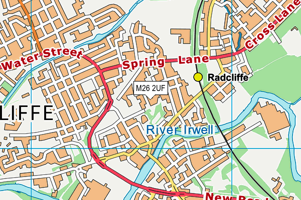 M26 2UF map - OS VectorMap District (Ordnance Survey)