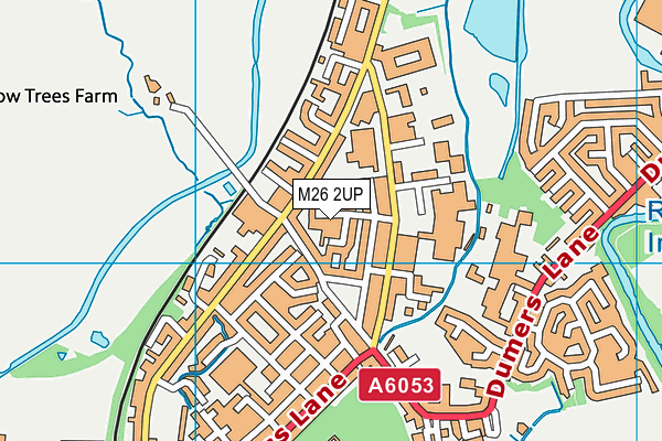M26 2UP map - OS VectorMap District (Ordnance Survey)