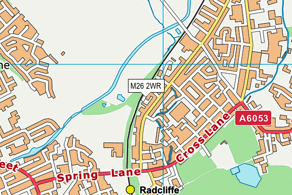 M26 2WR map - OS VectorMap District (Ordnance Survey)
