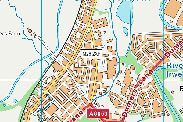 M26 2XP map - OS VectorMap District (Ordnance Survey)