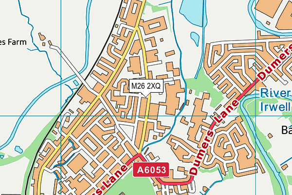 M26 2XQ map - OS VectorMap District (Ordnance Survey)