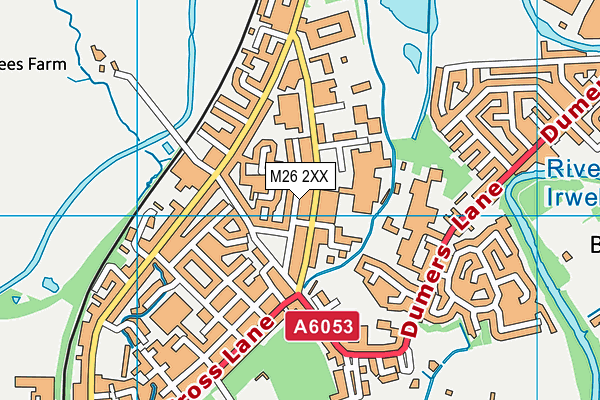 M26 2XX map - OS VectorMap District (Ordnance Survey)