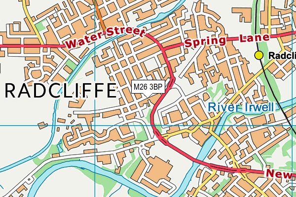 M26 3BP map - OS VectorMap District (Ordnance Survey)