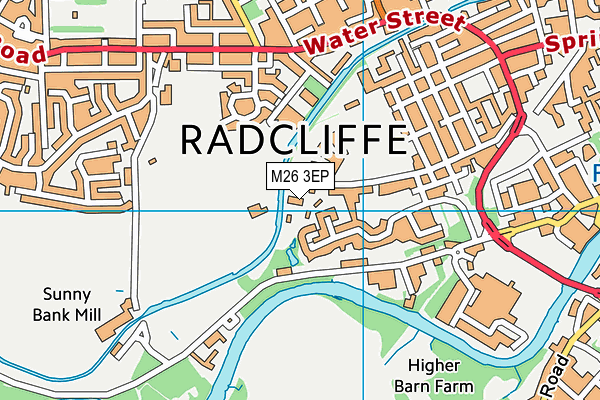 M26 3EP map - OS VectorMap District (Ordnance Survey)