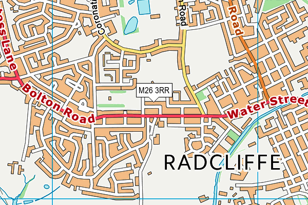 M26 3RR map - OS VectorMap District (Ordnance Survey)