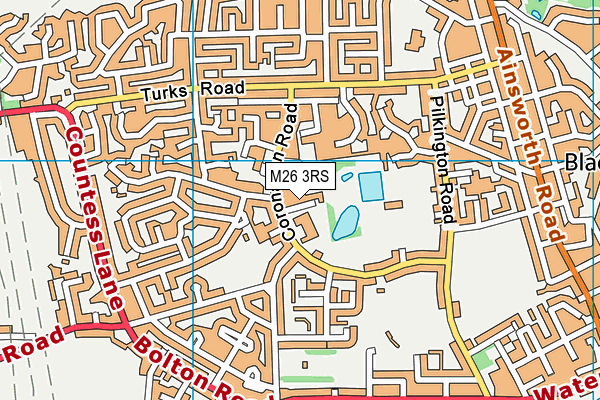 M26 3RS map - OS VectorMap District (Ordnance Survey)