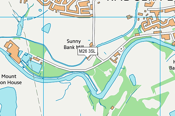M26 3SL map - OS VectorMap District (Ordnance Survey)
