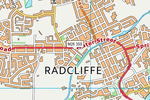 M26 3SS map - OS VectorMap District (Ordnance Survey)