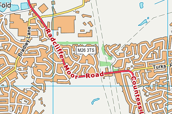 M26 3TS map - OS VectorMap District (Ordnance Survey)