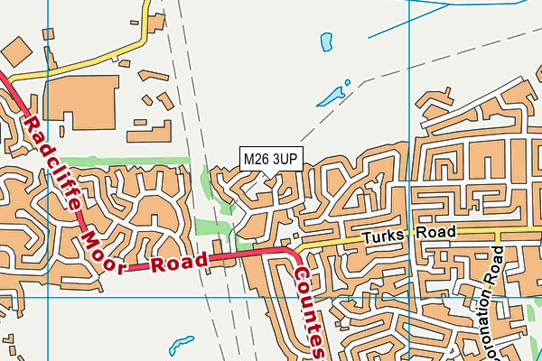 M26 3UP map - OS VectorMap District (Ordnance Survey)