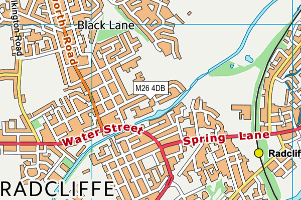 M26 4DB map - OS VectorMap District (Ordnance Survey)