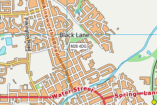 St Mary's Rc Primary School map (M26 4DG) - OS VectorMap District (Ordnance Survey)
