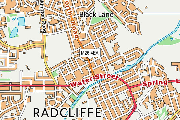 M26 4EA map - OS VectorMap District (Ordnance Survey)