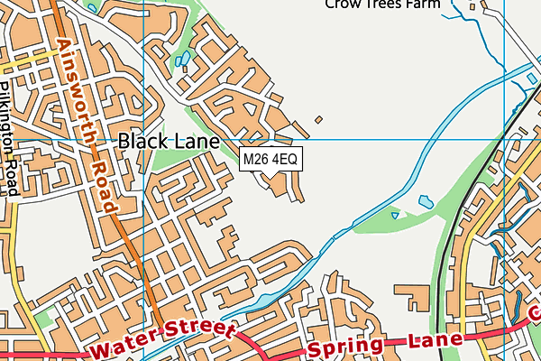 M26 4EQ map - OS VectorMap District (Ordnance Survey)