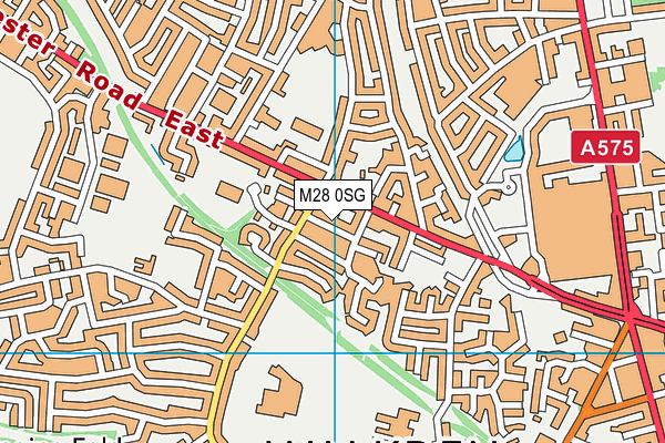 M28 0SG map - OS VectorMap District (Ordnance Survey)
