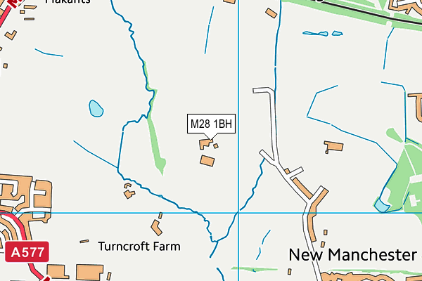 M28 1BH map - OS VectorMap District (Ordnance Survey)