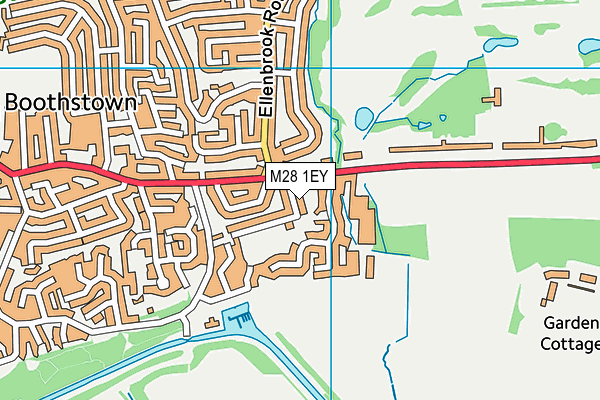 M28 1EY map - OS VectorMap District (Ordnance Survey)