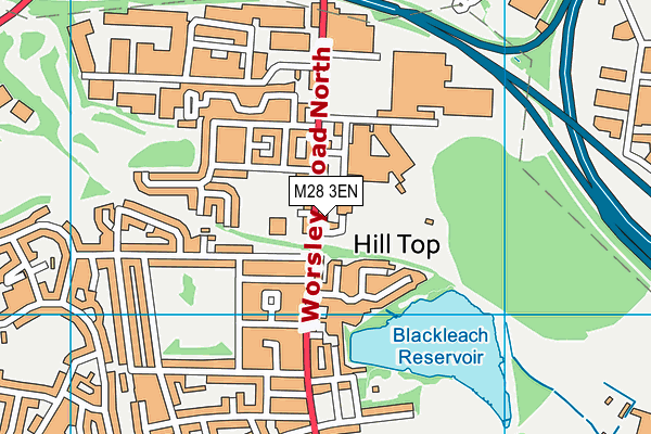 M28 3EN map - OS VectorMap District (Ordnance Survey)