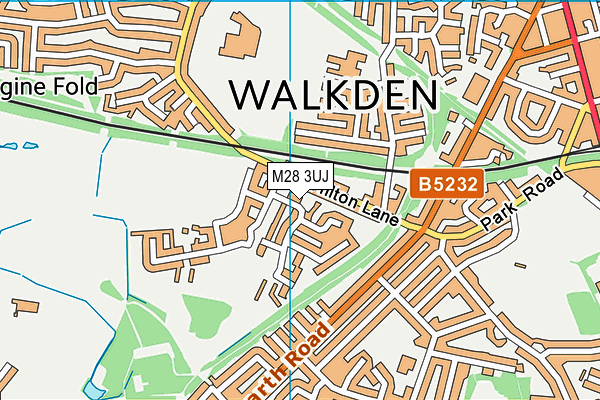 M28 3UJ map - OS VectorMap District (Ordnance Survey)