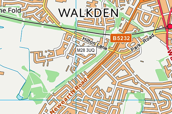 M28 3UQ map - OS VectorMap District (Ordnance Survey)