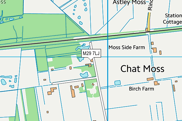 M29 7LJ map - OS VectorMap District (Ordnance Survey)