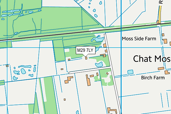 M29 7LY map - OS VectorMap District (Ordnance Survey)