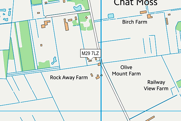 M29 7LZ map - OS VectorMap District (Ordnance Survey)