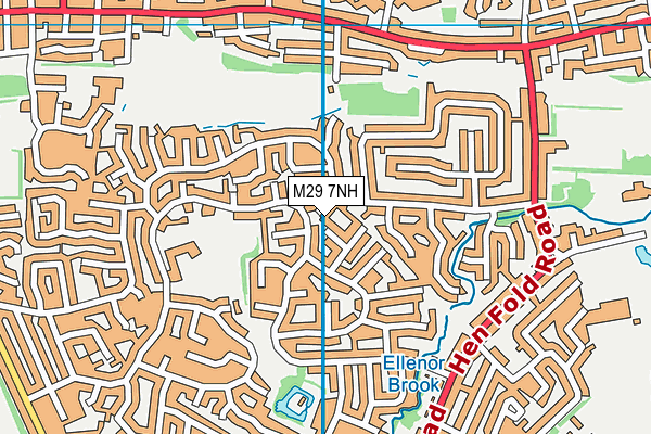M29 7NH map - OS VectorMap District (Ordnance Survey)