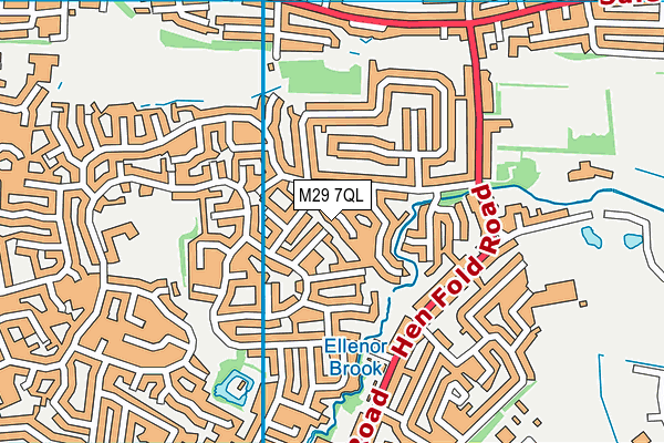 M29 7QL map - OS VectorMap District (Ordnance Survey)