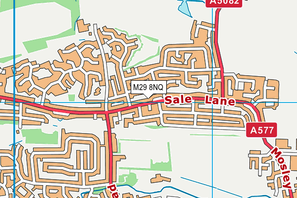 M29 8NQ map - OS VectorMap District (Ordnance Survey)